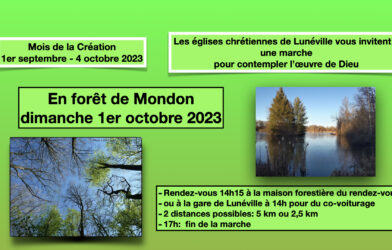 Marche contemplative (mois de la création)